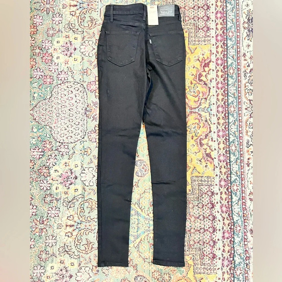 NWT Levi’s 721 High Rise Skinny Black Jeans - Picture 5 of 12